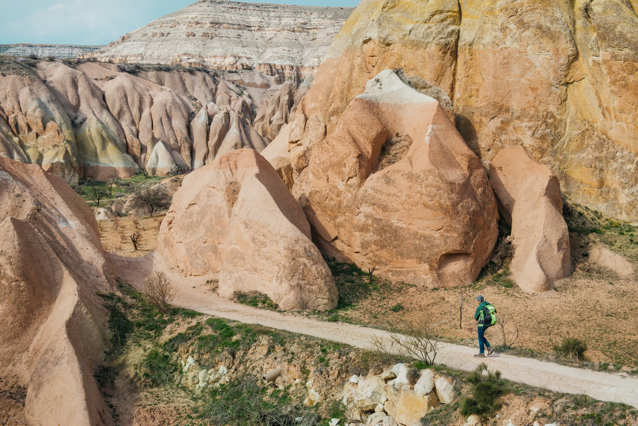 Family hiking Cappadocia 2